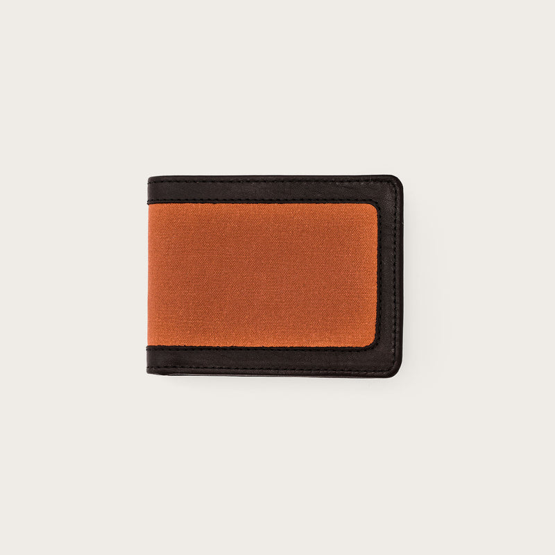 Tin cloth outfitter wallet di Filson | Rust (Red)