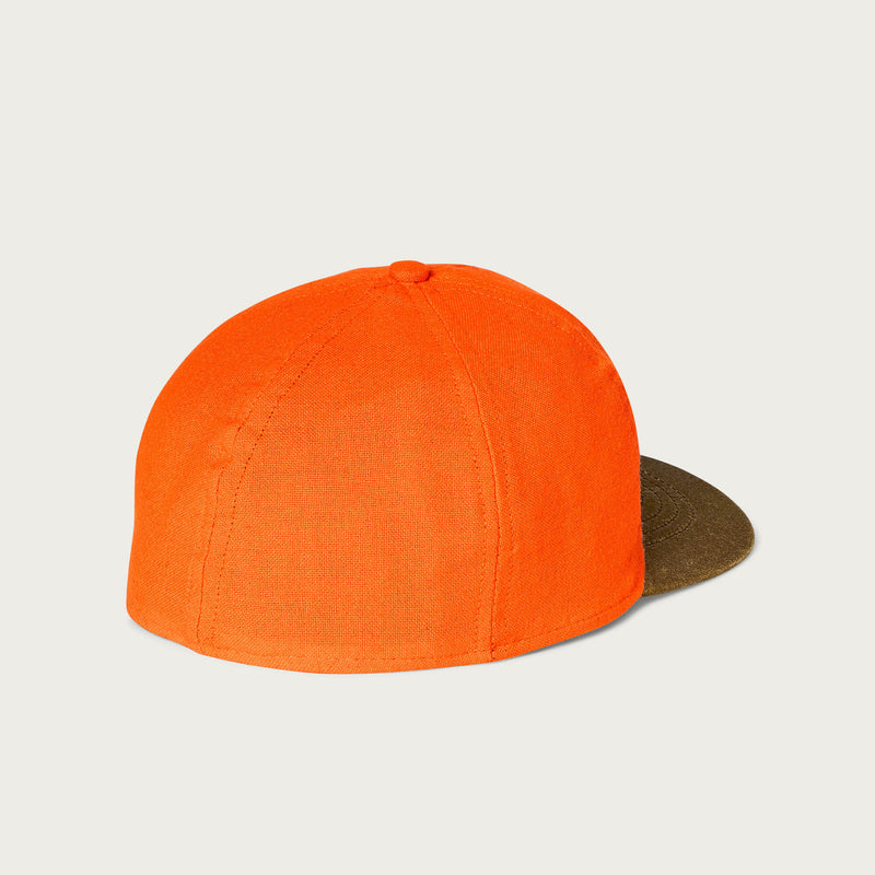 Insulated blaze/tin cloth cap von Filson | Desert tan / blaze orange (Orange)