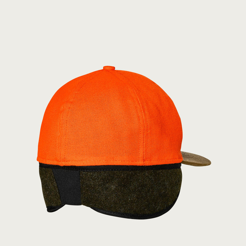 Insulated blaze/tin cloth cap von Filson | Desert tan / blaze orange (Orange)