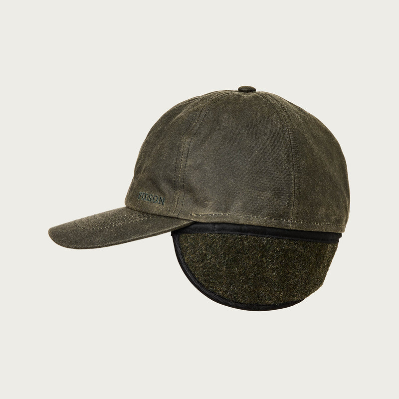 Insulated tin cloth cap par Filson | Otter green (Green)