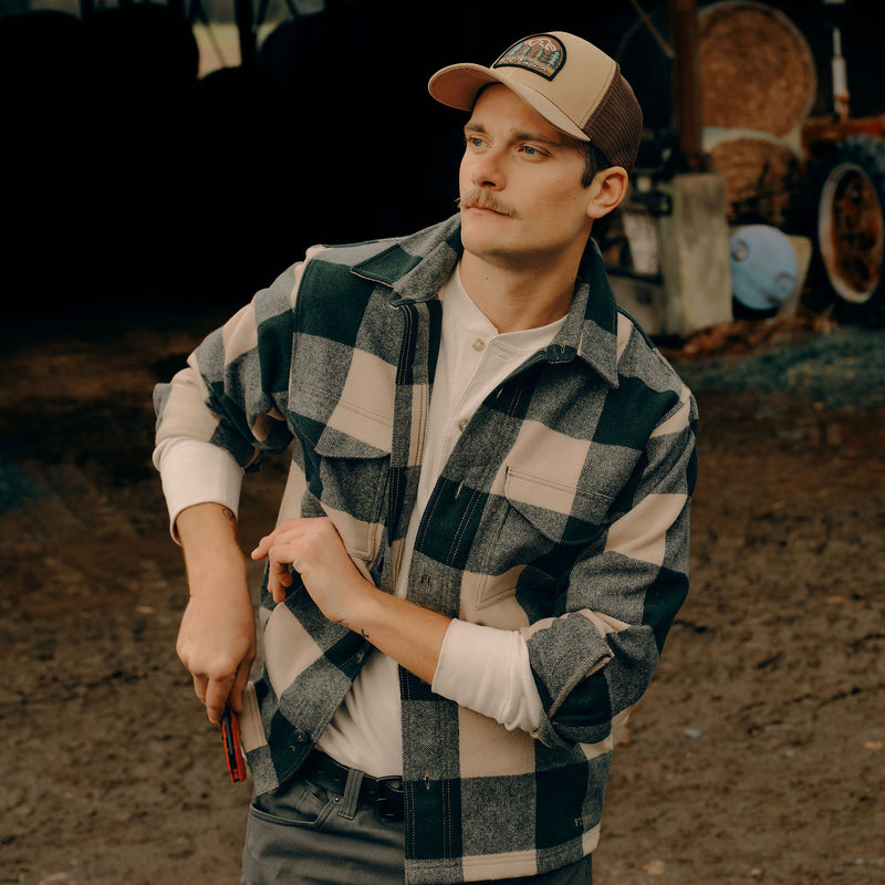 Logger mesh cap par Filson | Wheat / wood (Brown)