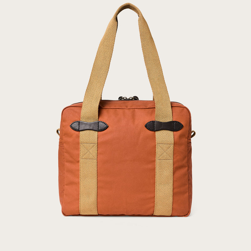 Tin cloth zipper tote bag von Filson | Rust (Red)