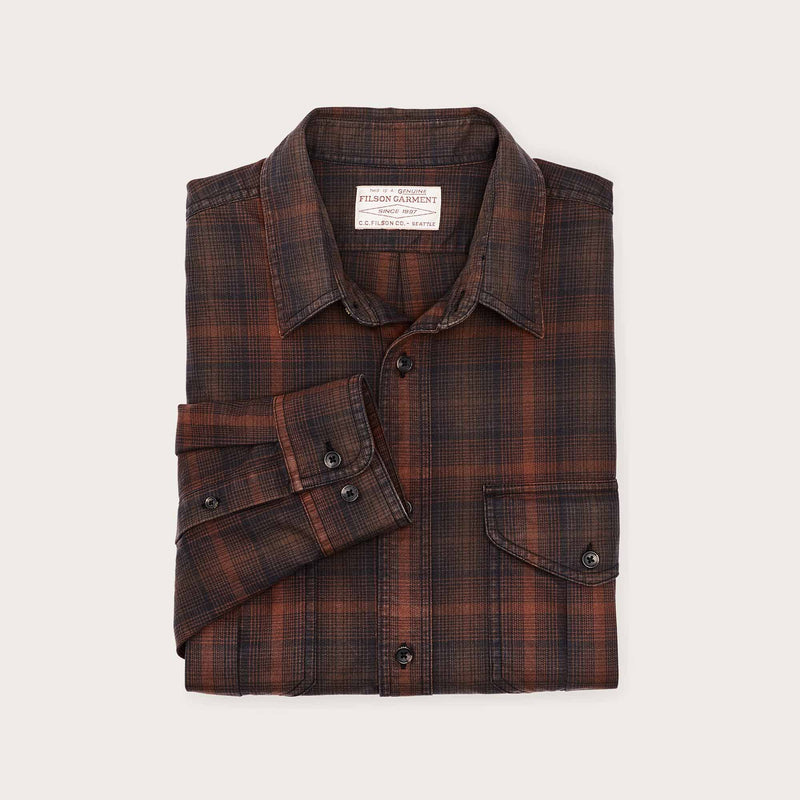 Lightweight alaskan guide shirt par Filson | Rust brown (Brown)