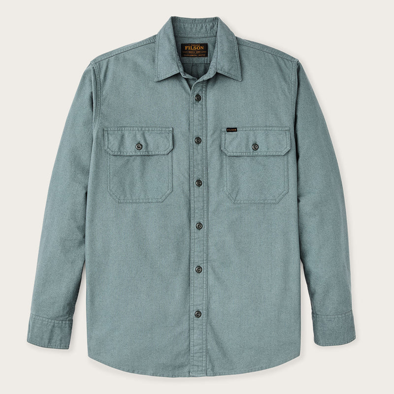 Field flannel shirt von Filson | Balsam green (Blue)