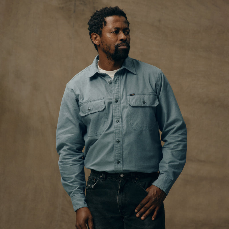 Field flannel shirt von Filson | Balsam green (Blue)