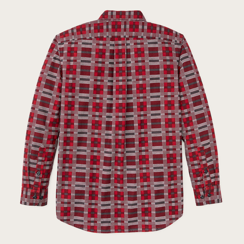 Field flannel shirt von Filson | Burgundy / red plaid (Red)