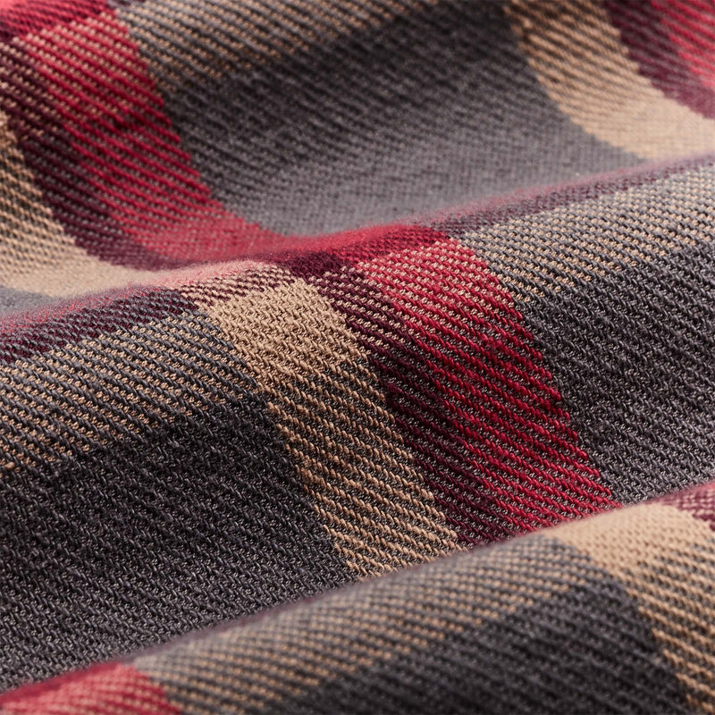 Vintage flannel work shirt von Filson | Gray red mu (Multicolour)