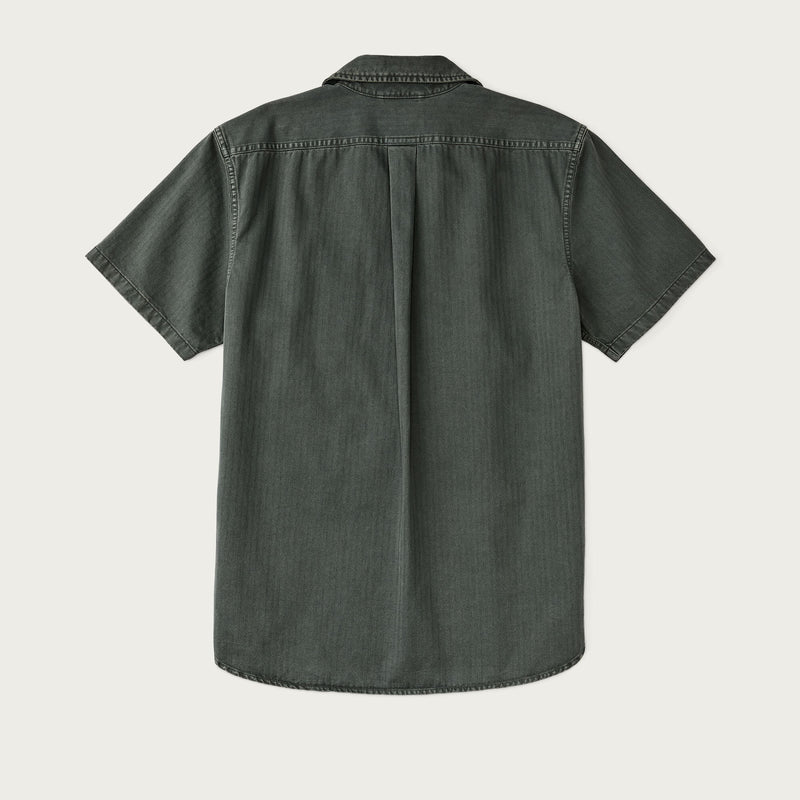 Short sleeve mechanic shirt di Filson | Gravel (Grey)