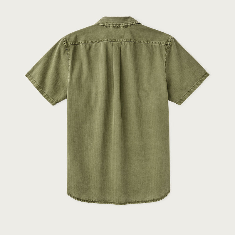 Short sleeve mechanic shirt par Filson | Moss (Green)