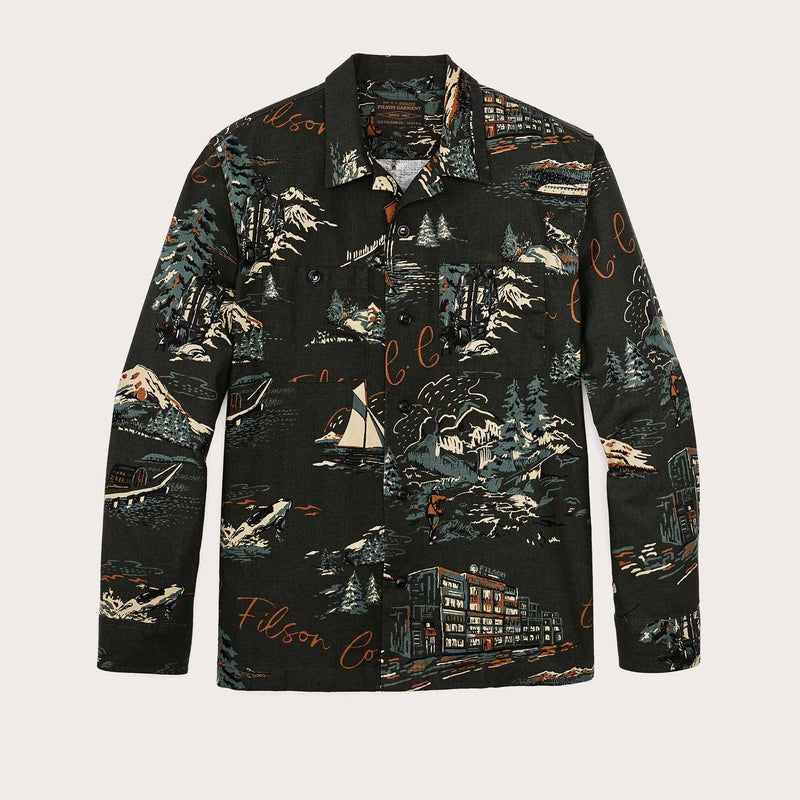 Elk heights camp shirt di Filson | Green northwest (Multicolour)