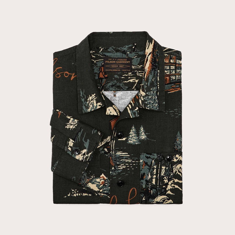 Elk heights camp shirt di Filson | Green northwest (Multicolour)