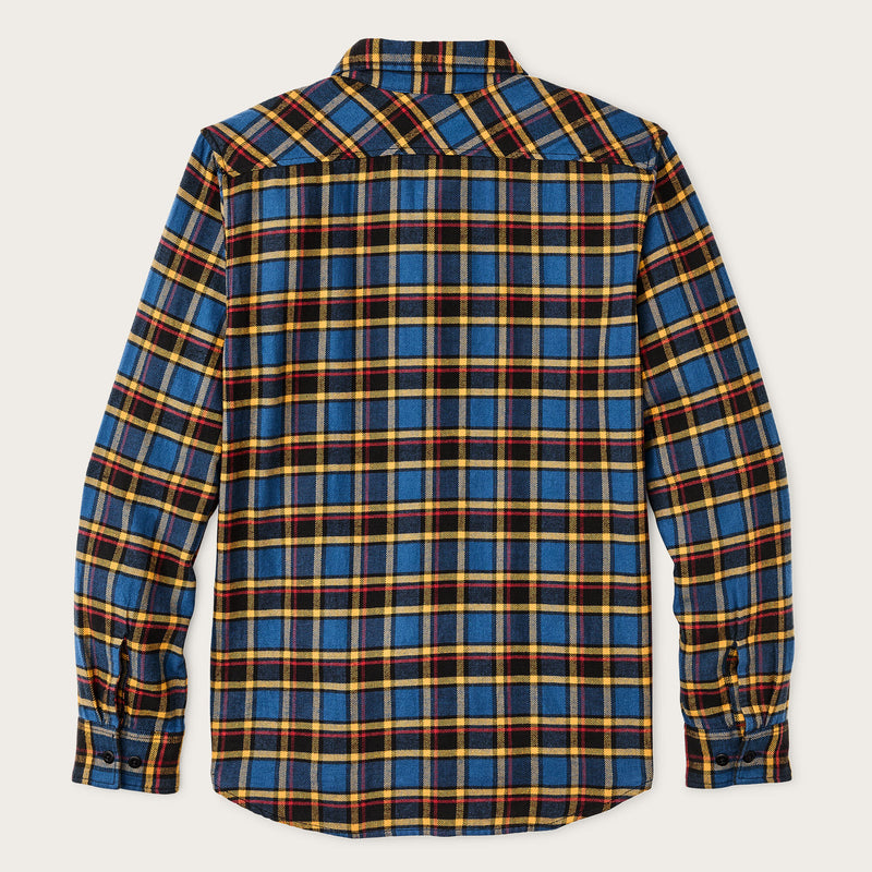 Camicia di flanella rangeland di Filson | Blue / yellow / multi plaid (Blue)