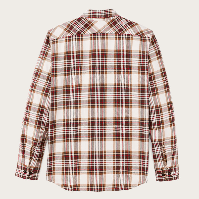 Camicia di flanella rangeland di Filson | Red / brown plaid (Red)