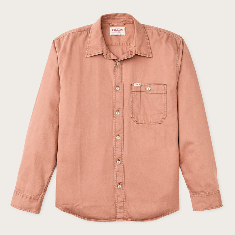 Shipwright fine twill shirt von Filson | Sunburn (Pink)