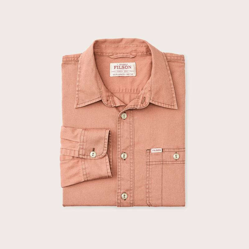 Shipwright fine twill shirt von Filson | Sunburn (Pink)