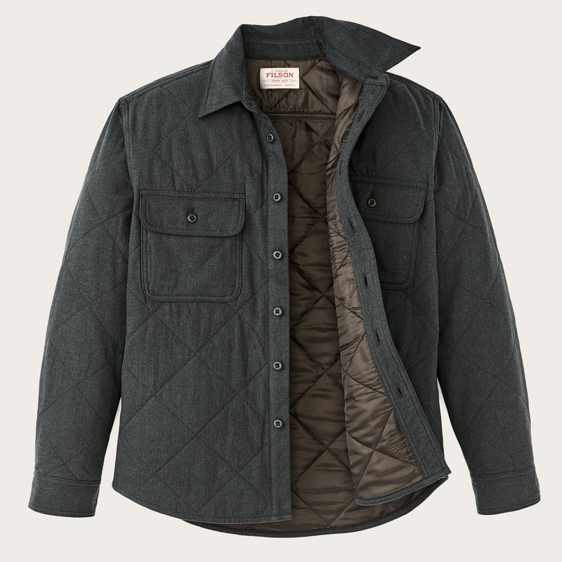 Insulated flannel shirt by Filson | Charcoal (Gray)