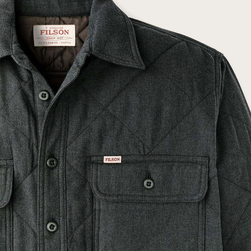 Insulated flannel shirt by Filson | Charcoal (Gray)