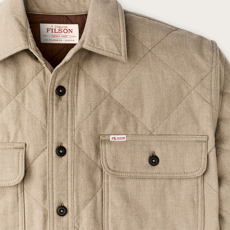 Insulated flannel shirt von Filson | Warm khaki (Beige)