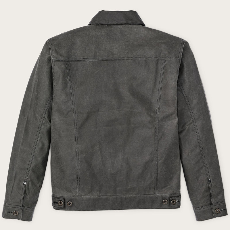 Short lined cruiser jacket aus tin cloth von Filson | Castor gray (Grey)