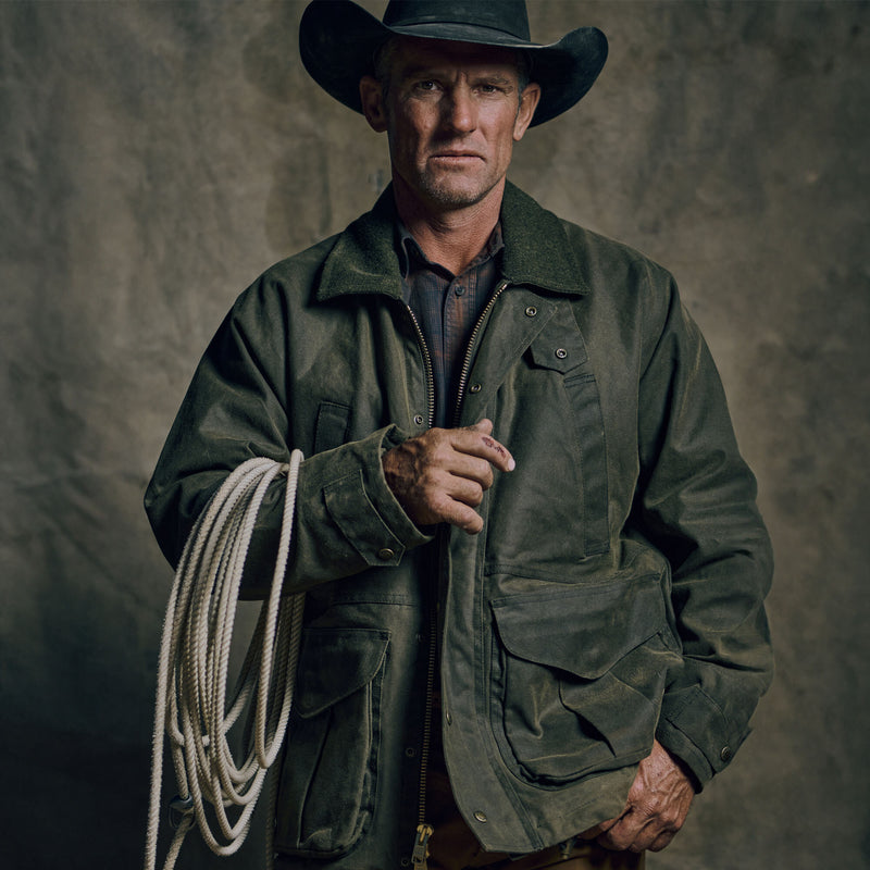 Tin cloth field jacket von Filson | Otter green (Green)