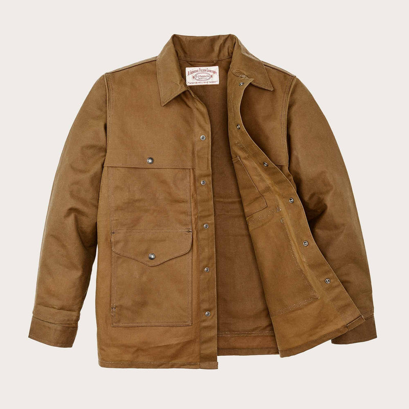 Tin cloth cruiser jacket par Filson | Dark tan (Beige)