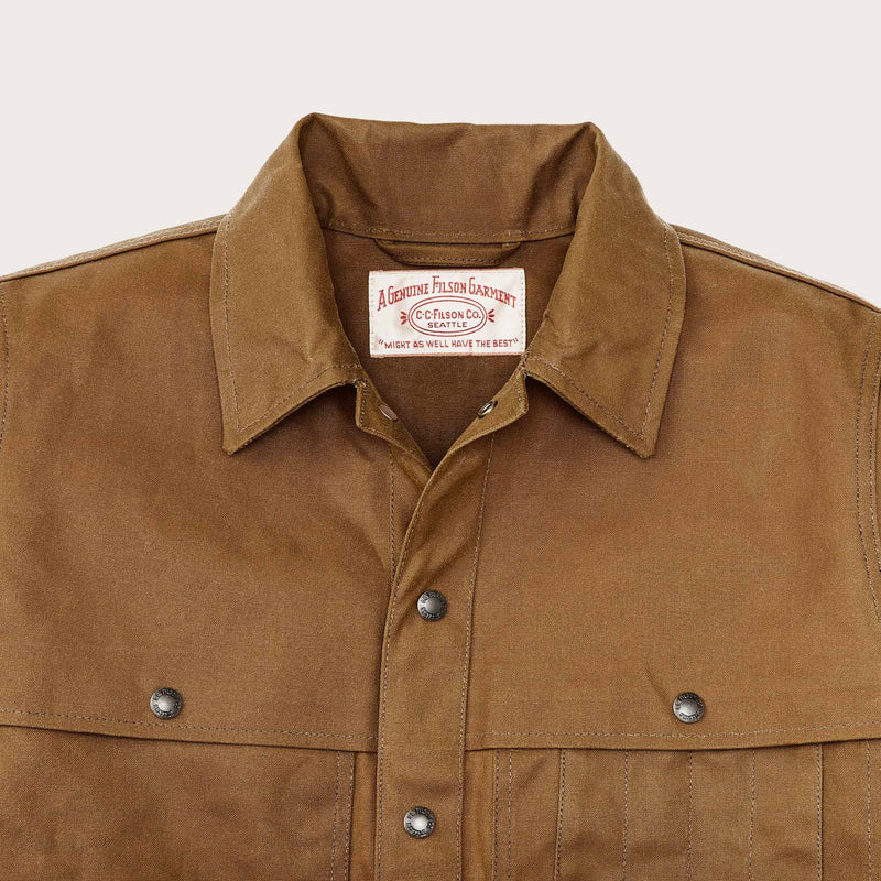 Tin cloth cruiser jacket par Filson | Dark tan (Beige)