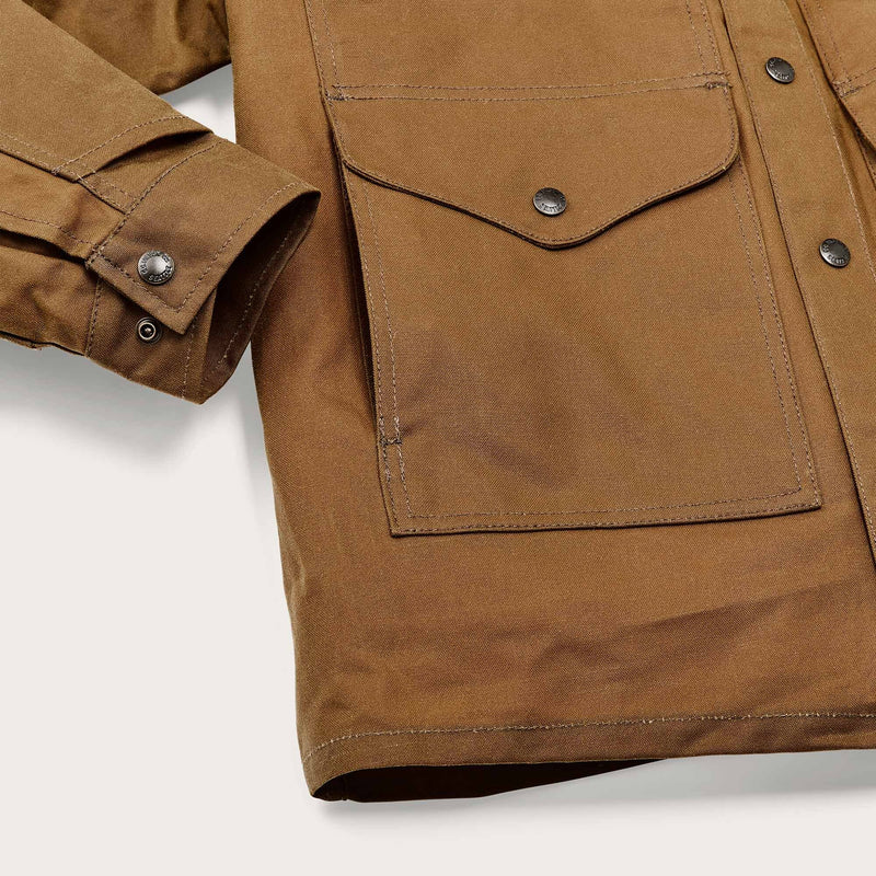 Tin cloth cruiser jacket par Filson | Dark tan (Beige)