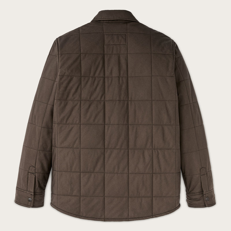 Jac-shirt trapuntata in cover cloth di Filson | Slate black (Brown)