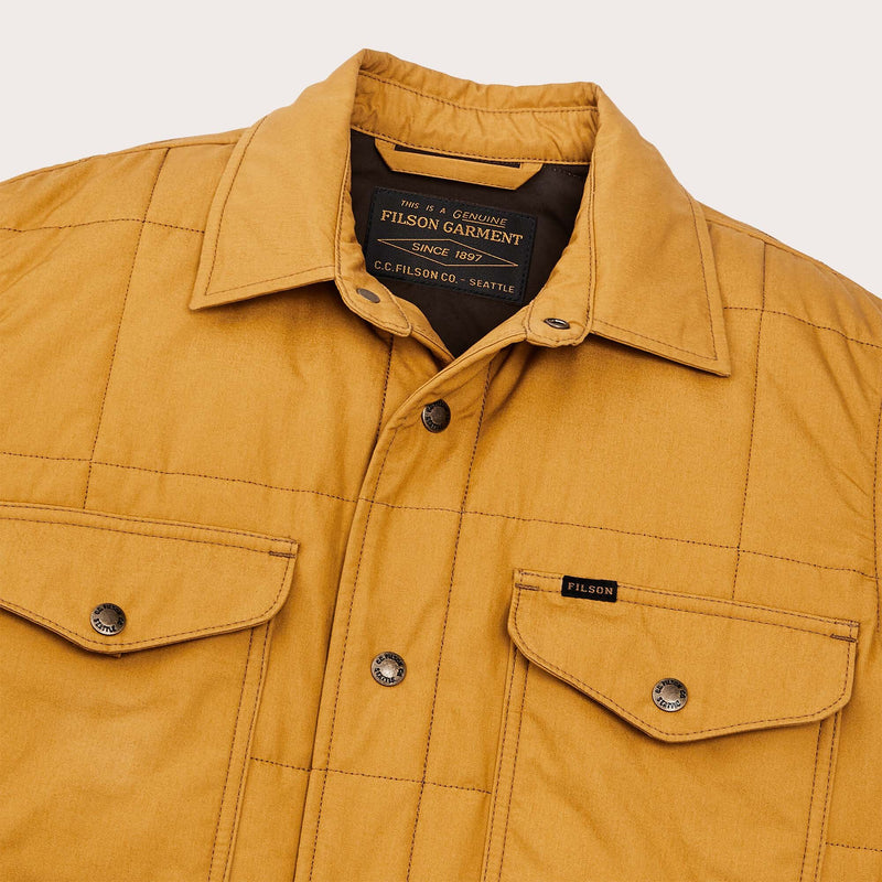 Cover cloth quilted jac-shirt di Filson | Yellow ochre (Yellow)