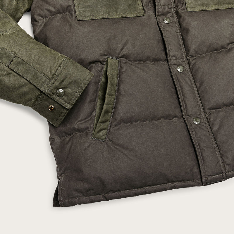 Down jac-shirt par Filson | Otter green (Green)