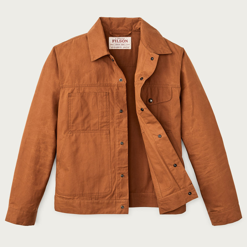 Ranger short cruiser jacket by Filson | Bourbon (Orange)
