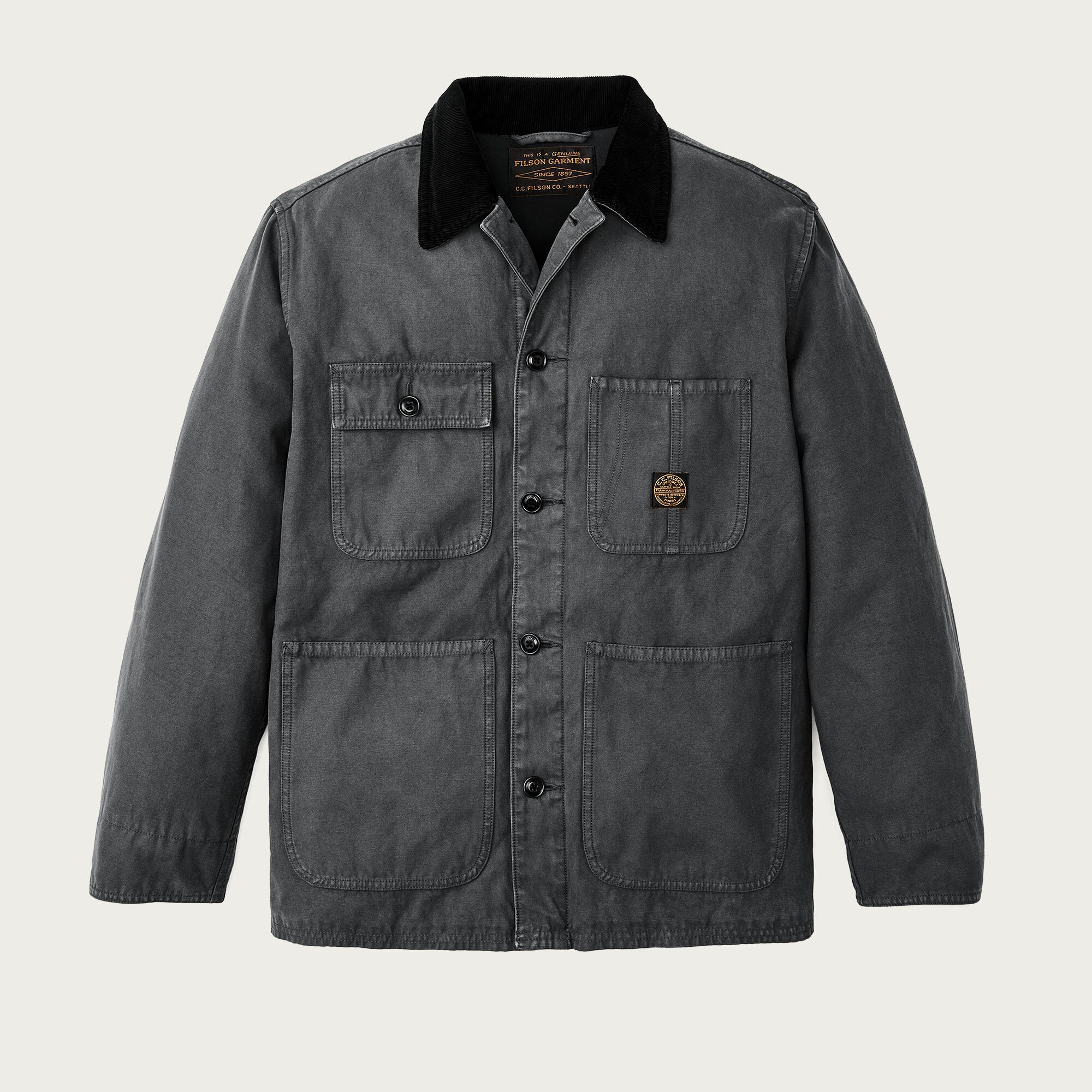 Chore coat by Filson | Faded black (Grey)