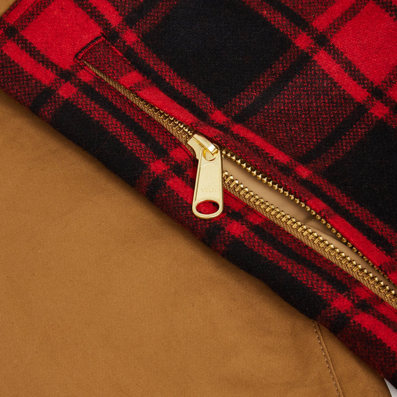 Filson x junya watanabe cotton cruiser von Filson | Beige / red black (Brown)