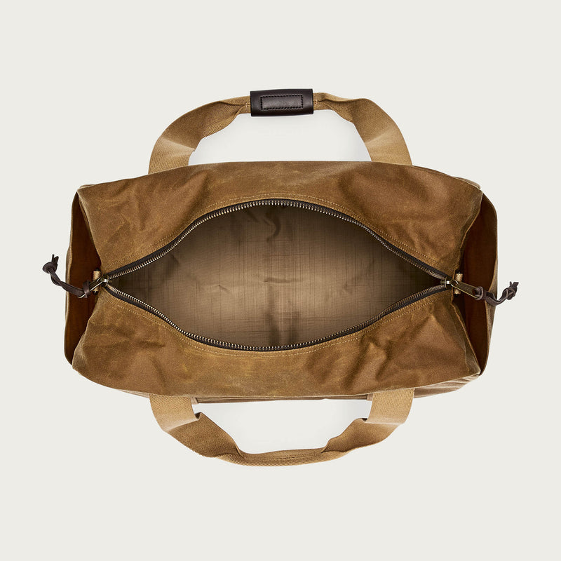 Tin cloth medium duffle bag par Filson | Dark tan (Brown)