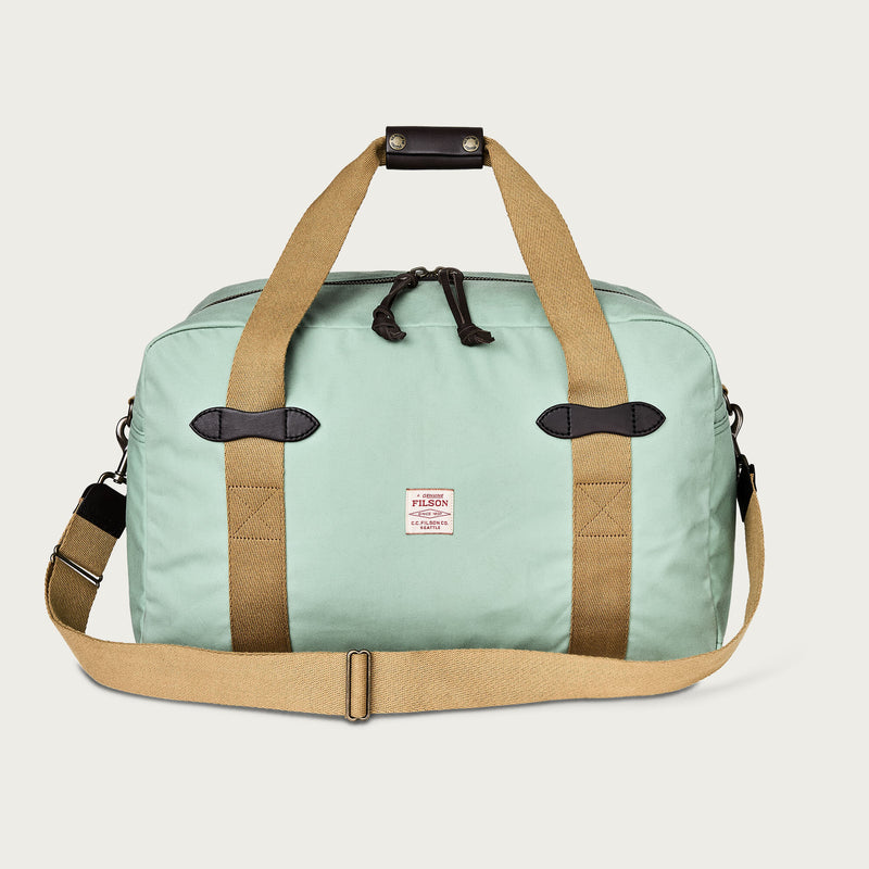 Tin cloth medium duffle bag par Filson | Granite green (Blue)
