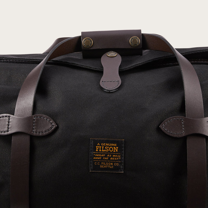 Small rugged twill duffle par Filson | Black (Black)
