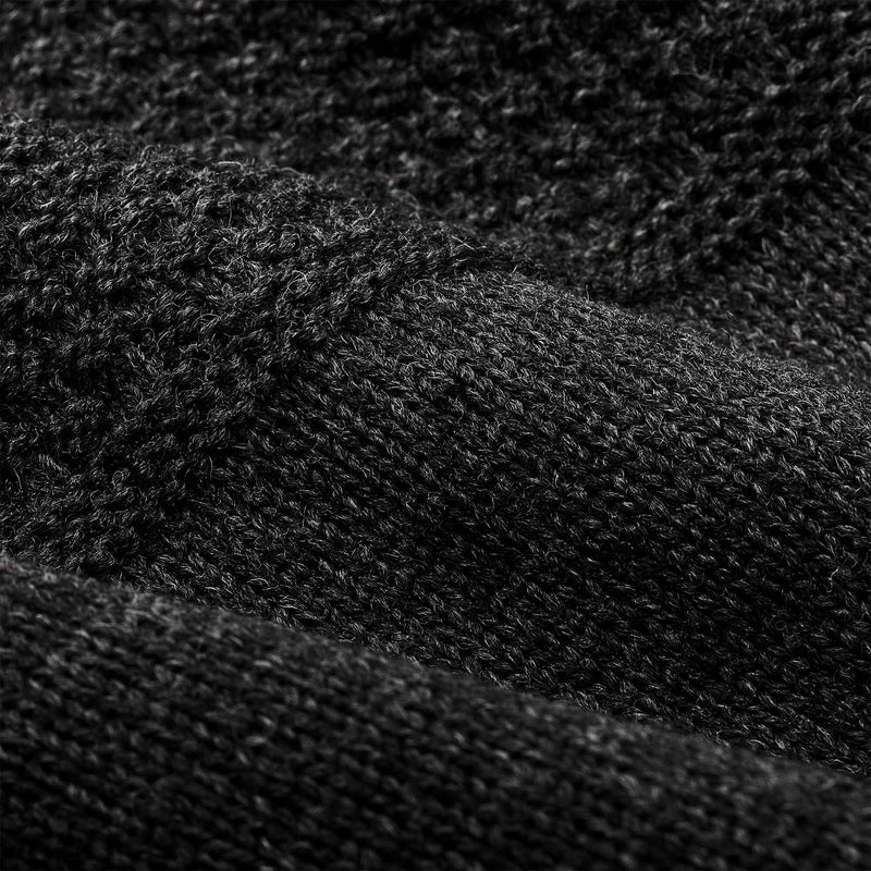 Wool roll neck fisherman's sweater par Filson | Charcoal heather (Grey)