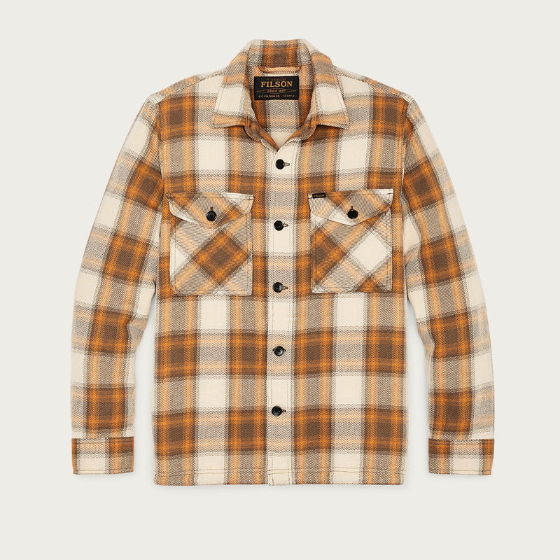 Deer island jac-shirt par Filson | Orange / brown shadow plaid (Orange)