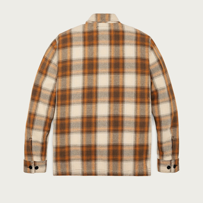 Deer island jac-shirt par Filson | Orange / brown shadow plaid (Orange)