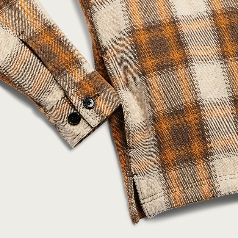 Deer island jac-shirt par Filson | Orange / brown shadow plaid (Orange)