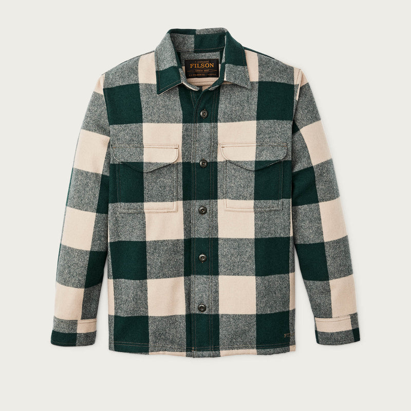 Wool jac-shirt von Filson | Pine / beige check (Beige)