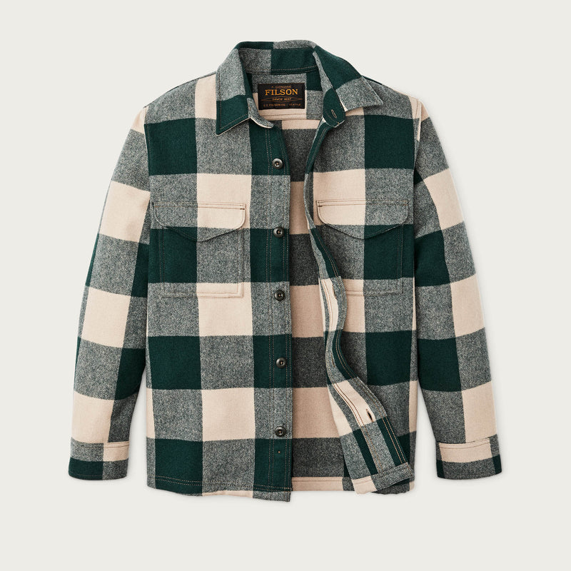 Wool jac-shirt von Filson | Pine / beige check (Beige)