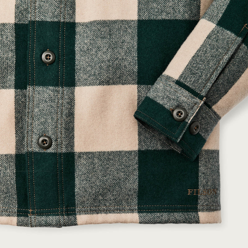 Wool jac-shirt von Filson | Pine / beige check (Beige)