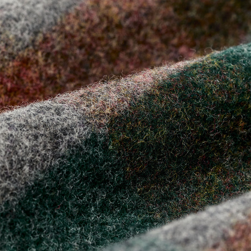 Surchemise jac-shirt en laine mackinaw par Filson | Green / orange / gra (Multicolor)