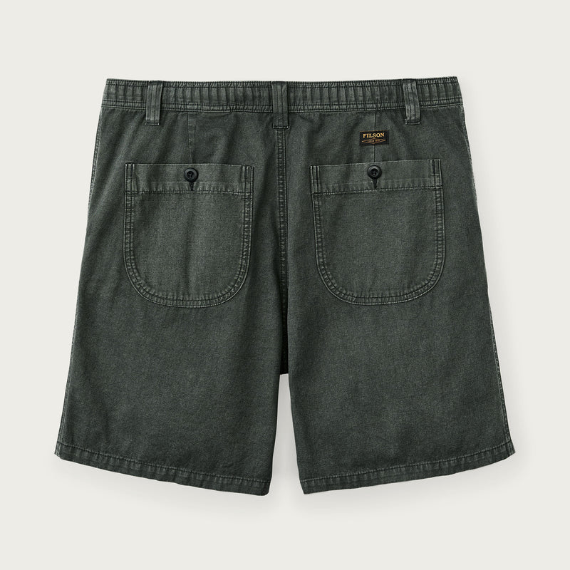 Oakville canvas shorts par Filson | Gravel (Grey)