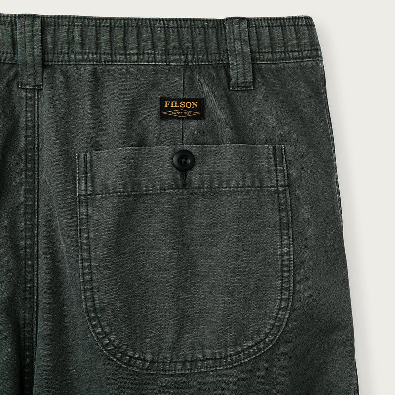 Oakville canvas shorts par Filson | Gravel (Grey)