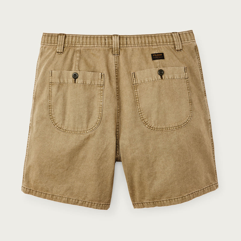 Oakville canvas shorts von Filson | Slate olive (Beige)