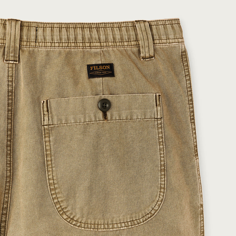Oakville canvas shorts von Filson | Slate olive (Beige)