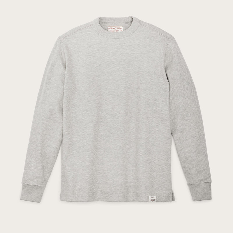 Waffle knit thermal crewneck von Filson | Light heather gray (Gray)