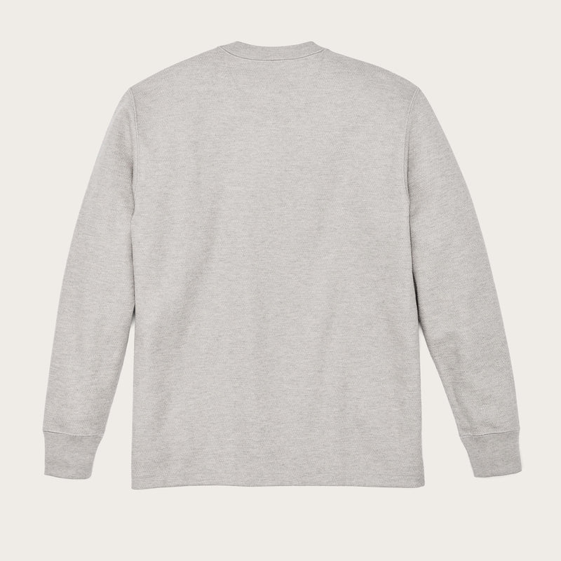 Waffle knit thermal crewneck von Filson | Light heather gray (Gray)